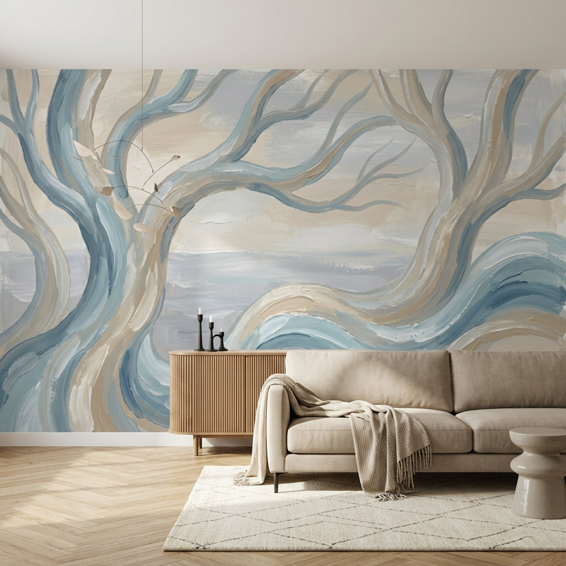 Papier peint fond blanc fond blanc amovible fond mural, 140 po x 108 po, Peler et coller