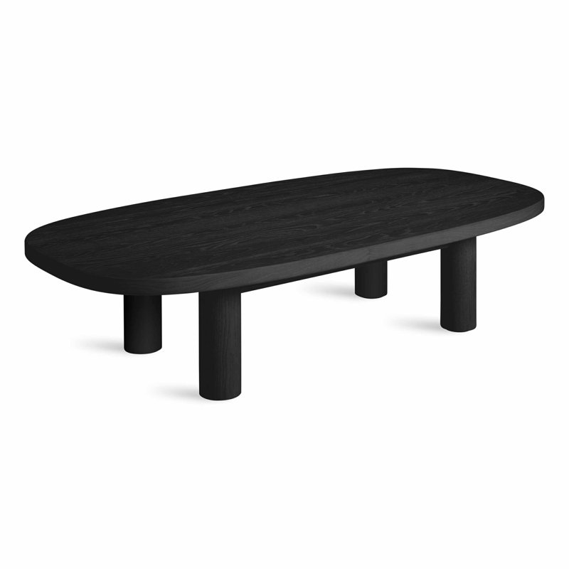 Good Times Solid Wood Coffee Table, Black Ash