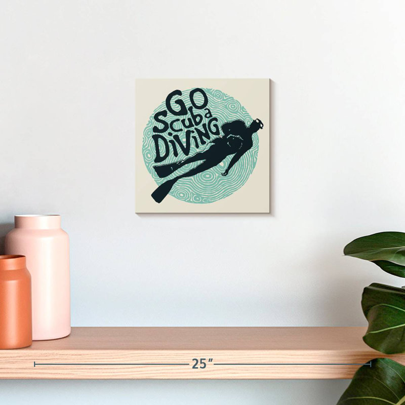 Senne Go Scuba Diving, 10" H x 10" W