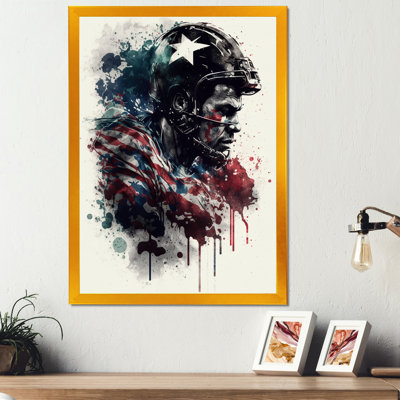 " Football Player Portrait "