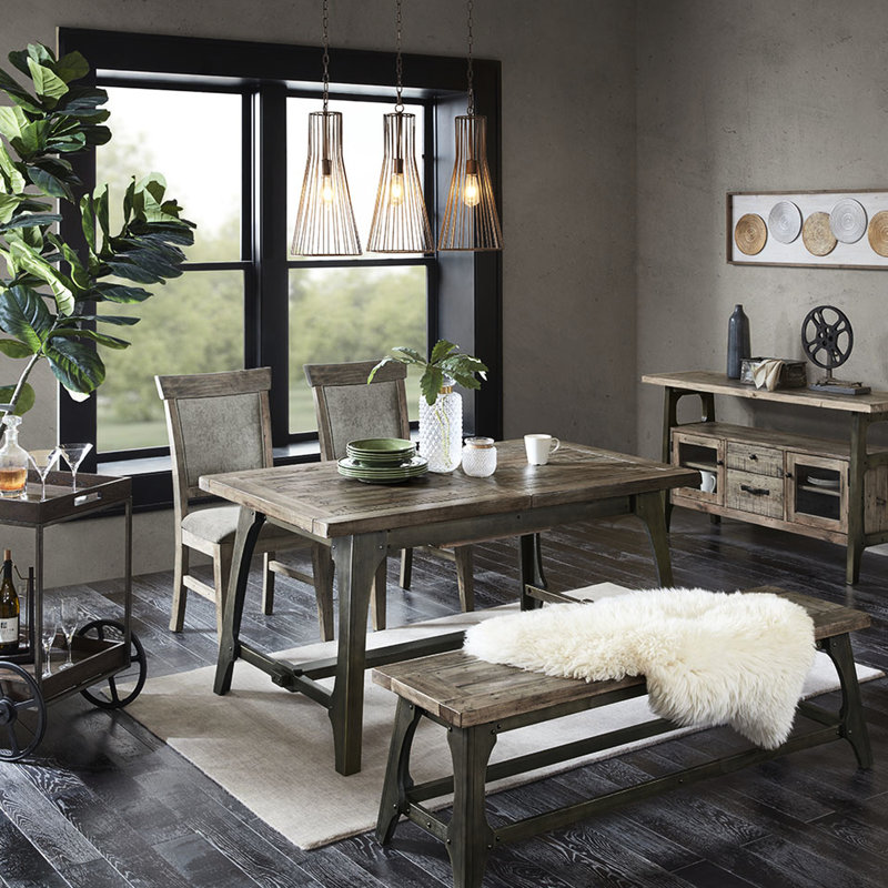 De 2 chaises d'appoint de salle à manger - structure en bois massif, finition laiteuse grise, chaise rembourrée pour le confort 2 pièces, bois, assise rembourrée