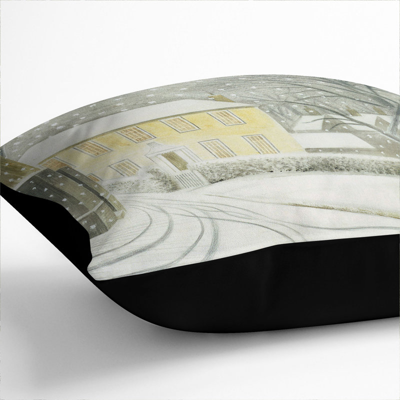 Square Cushion, Black, 40cm H x 40cm W x 15cm D