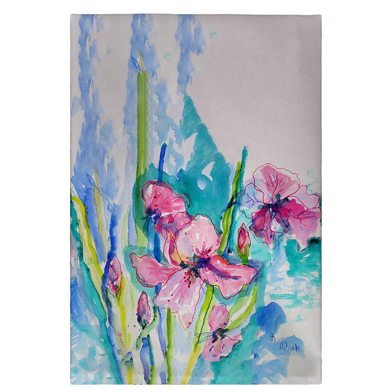 Serviette à main iris Stepanie