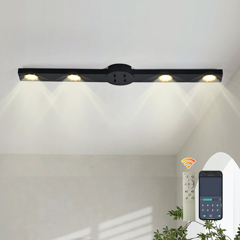 Alannah 4-Light 82cm LED Flush Mount