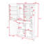 Garde-manger autoportant Kellom, armoire de rangement avec tiroirs et tablettes réglables Kellom-79924200