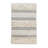 Woven Texture Stripe Bath Rug Grey 22X58