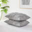 Literie 2 pièces Southshore Fine Linens Pintuck Pleat Steel Grey Twin/Twin XL avec 1 taie d'oreiller standard, microfibre douce 110 g/m²-1146204340-1146204346