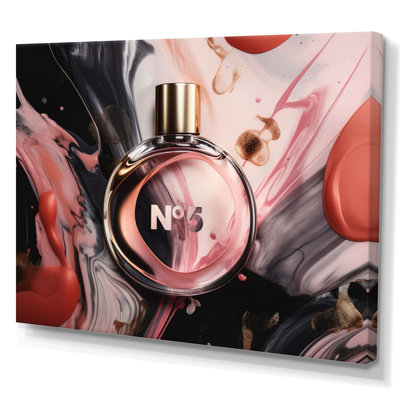 «Pink Perfume Sc parfum Treasures II - Fashion Perfume», reproduction d'art sur toile