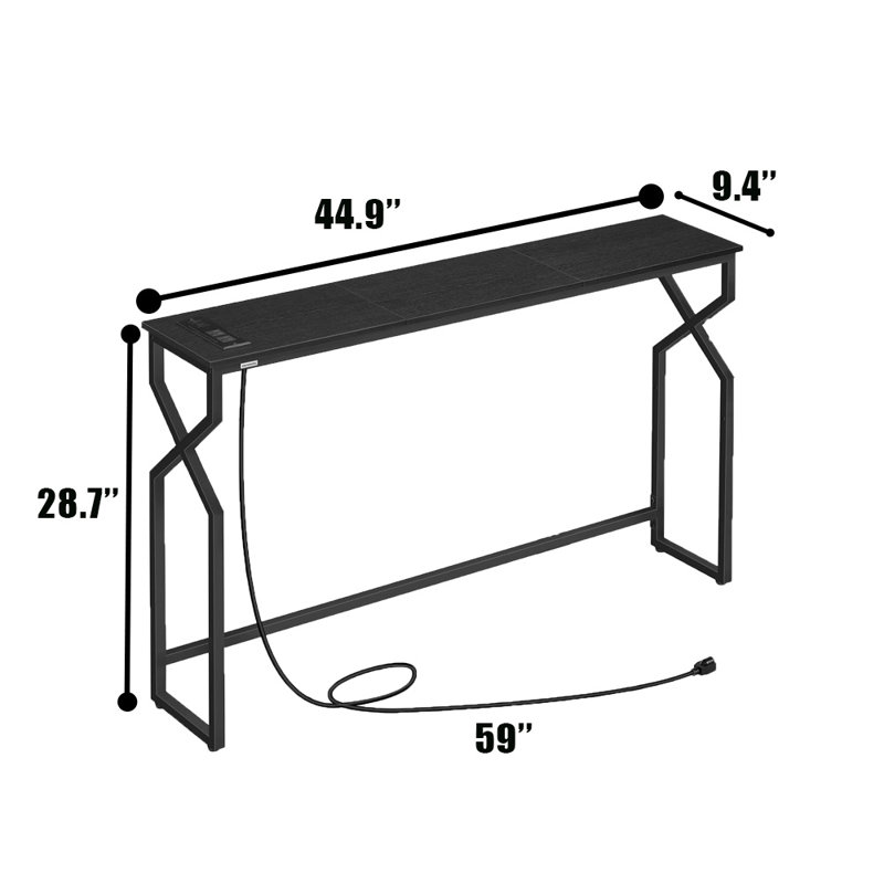Console Tables, Black