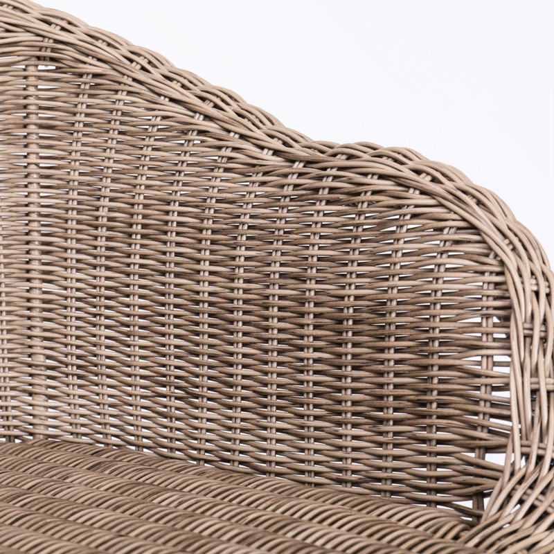 Ensemble de 2 tabourets de bar avec structure en métal et pieds robustes, Marron clair