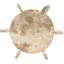 Table de bout / d'appoint en marbre véritable beige Soriano-132126787