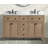 Annie 55'' Double Bathroom Vanity with Marble Top