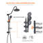 Robinet de douche complet avec valve brute-69585037