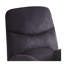 Fauteuil inclinable en tissu noir Arcadia avec accoudoirs moelleux et mécanisme d'inclinaison en douceur-855172030