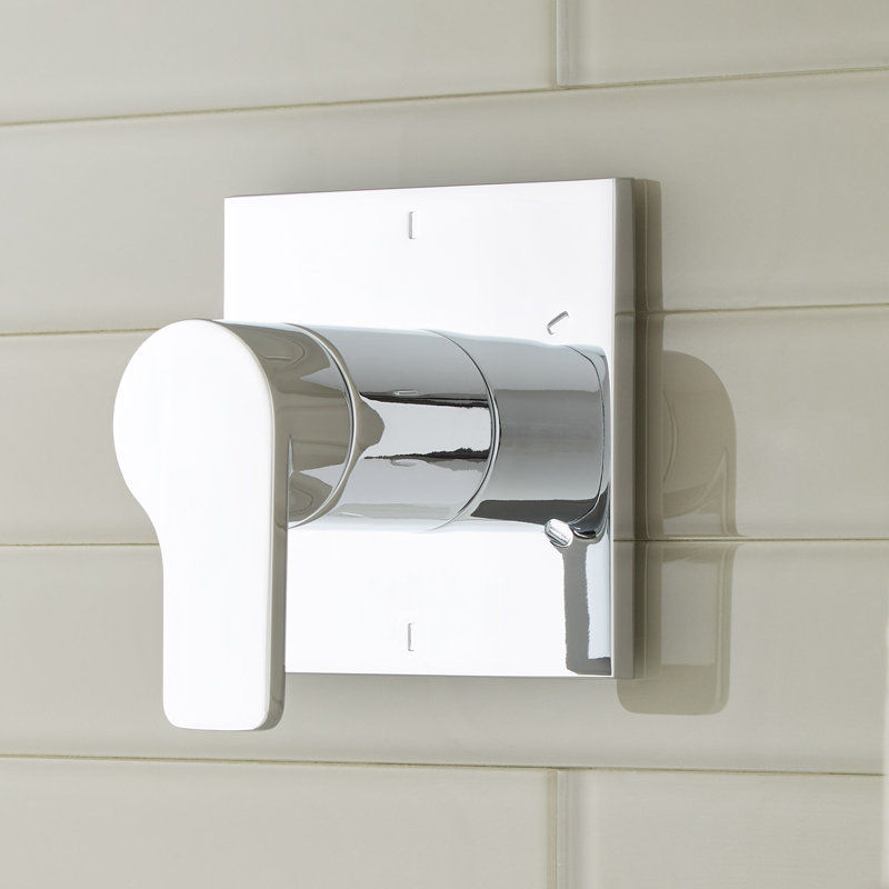 Inverseur de douche mural avec valve Hibiscus, Chrome