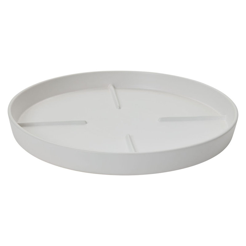 Noha Saucer, Blanc, H 1,25 po x l 13 po x P 13 po