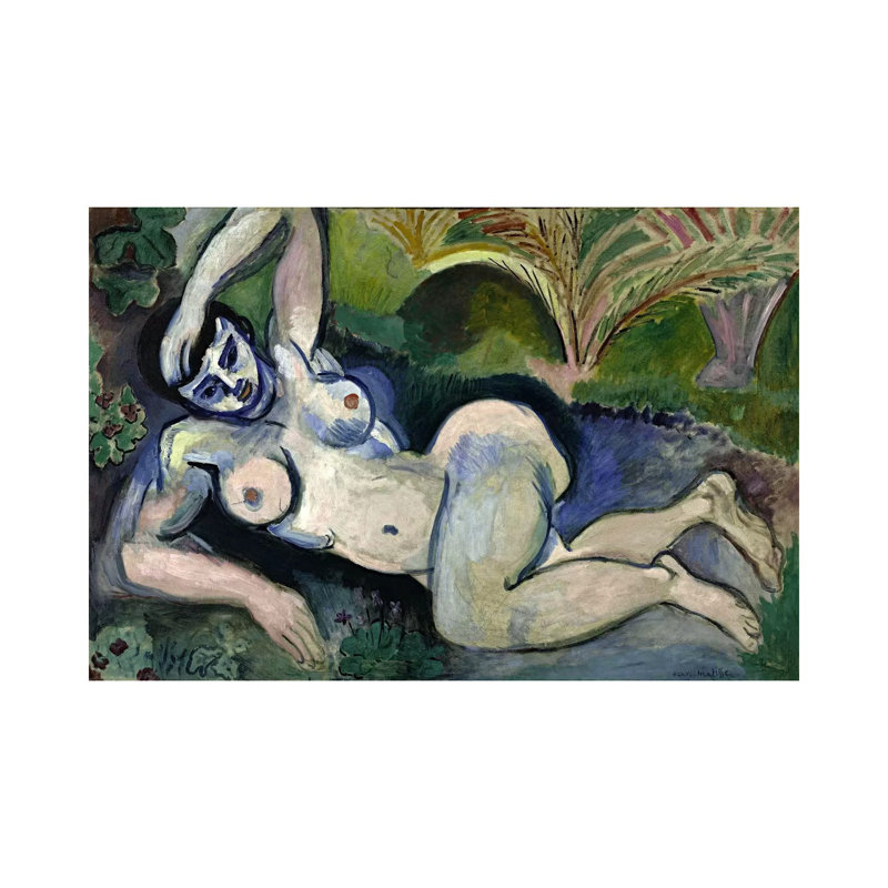 Blue Nude Or Souvenir Of Biskra (1906) by Henri Matisse - Wrapped Canvas Gallery-Wrapped Canvas Giclée
