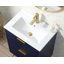 Ensemble de meuble-lavabo simple autoportant 24 po avec plateau en céramique 24 po-611090483