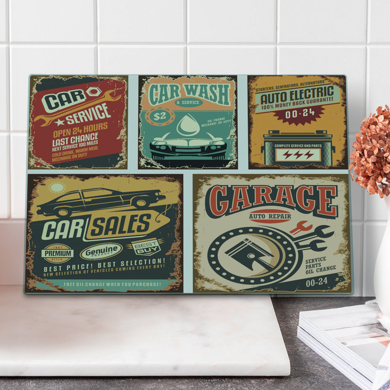 Multicolore, planche à découper Ambesonne