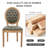 Upholstered Dining Side Chairs,Pine Green-650722709