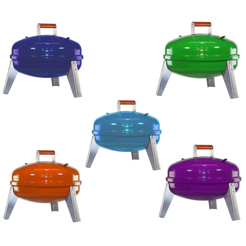 Barbecue électrique Lock & Go Americana Meco Corporation, bleu, Bleu