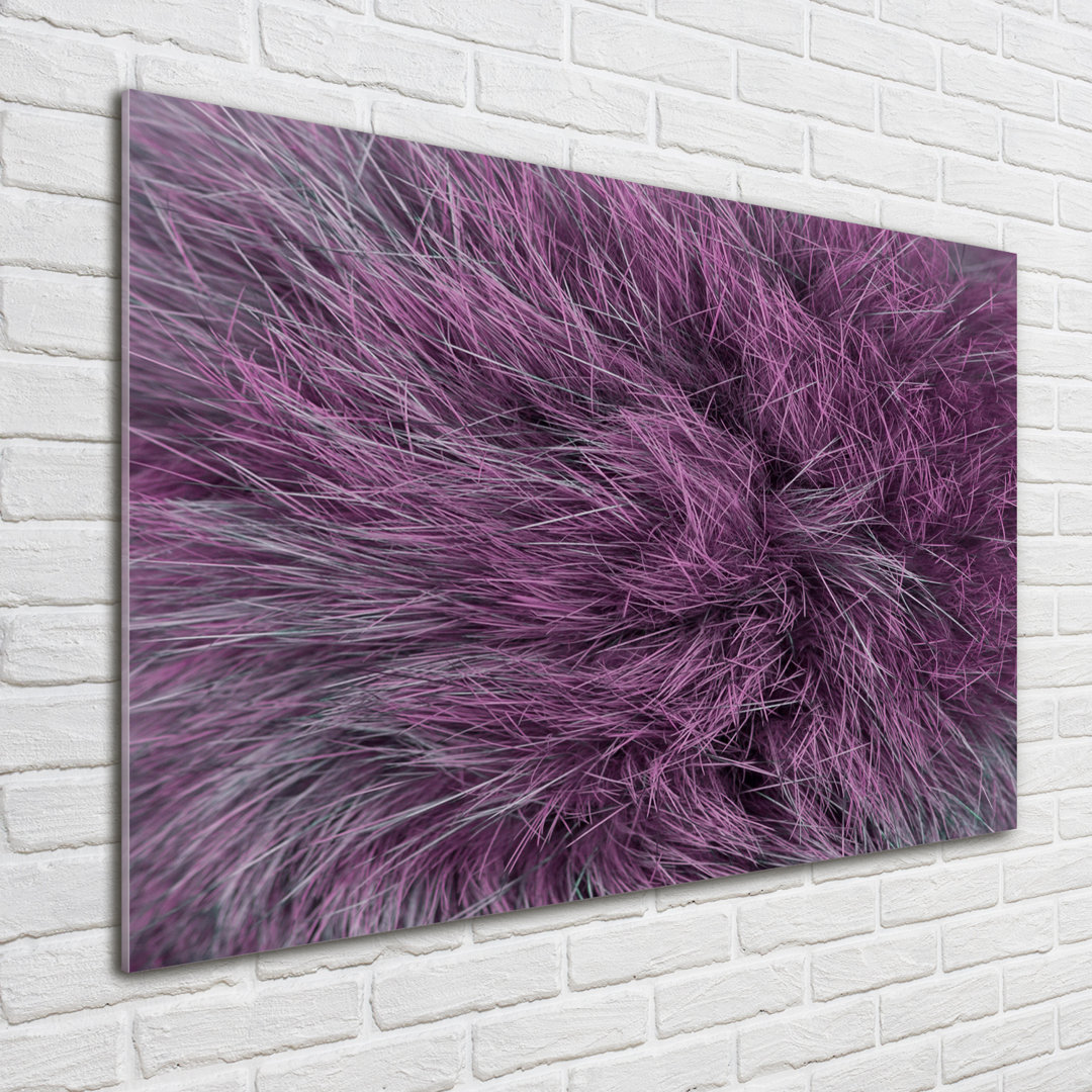 Glasbild Pink Fur