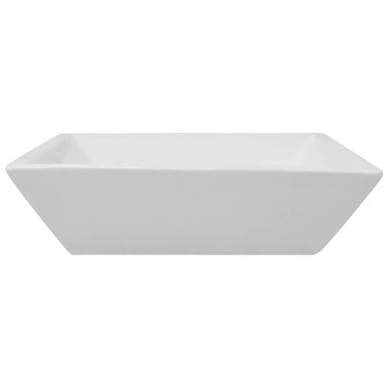 Belfry Bathroom Ricarda Ceramic Square Sink, White