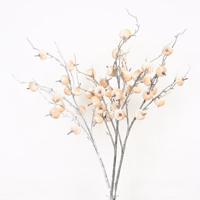 36" Tall Artificial Farmhouse Fall Harvest Pumpkin Floral Arrangement For Vase Filler, Long Stem Twig Thanksgiving Days Branches, Home Office Party Table Centerpiece