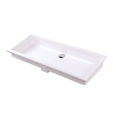 Kubista 35.5'' L Bathroom Sink