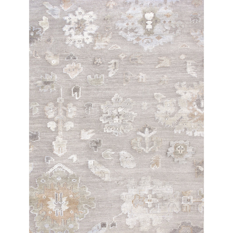 Oushak Hand Knotted Wool Oriental Area Rug, Rectangle 9' x 12'