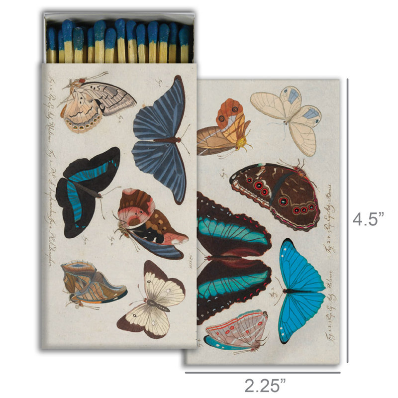 Matches - Blue Butterflies