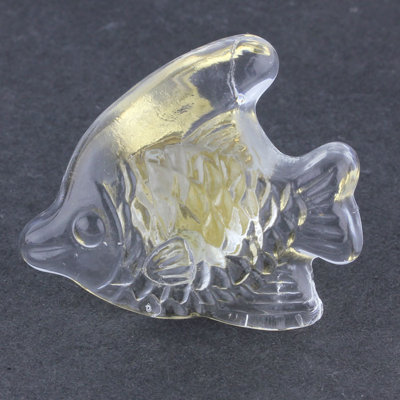 (5 Pack) NEEDS GLUE! 2 inch Clear Fish Knob