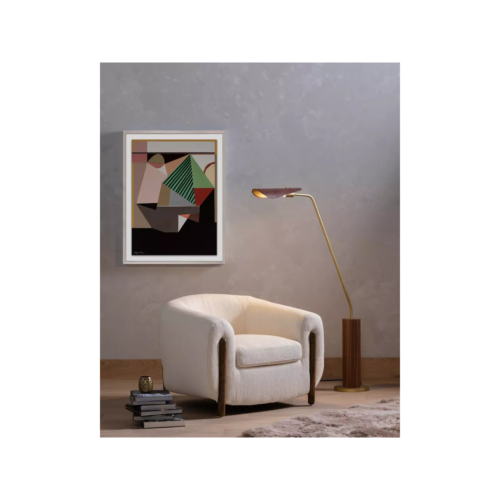 Amaryllis Upholstered Barrel Chair, Kerbey Ivory