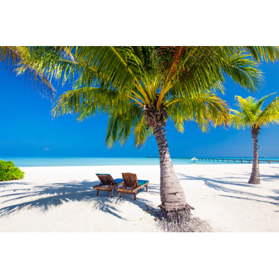 «Tropical Beach» par Mvaligursky - Photographie sur toile tendue