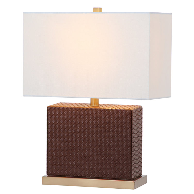 Lampe de table 20,5 po Chamia, Brun