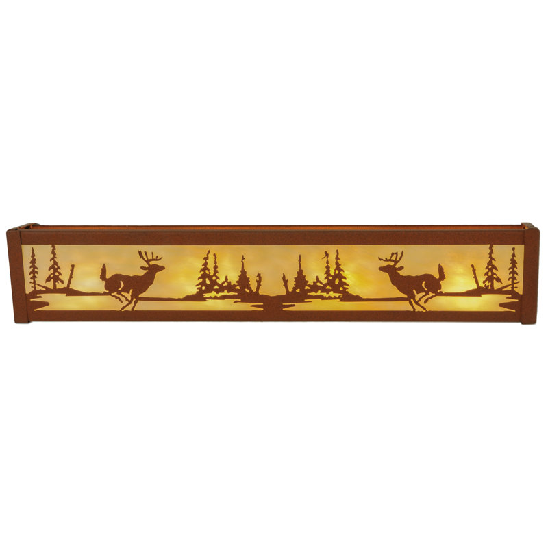 Rustic Lodge 4 - Light Bath Bar, Earth