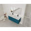 Meuble-lavabo mural 48 po avec lavabo double en résine et 3 portes à fermeture en douceur-668942442