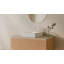 Lavabo de salle de bain vasque carré en résine blanc mat 18,8 po x 18,8 po Badeloft WB-05-S-M-35943823