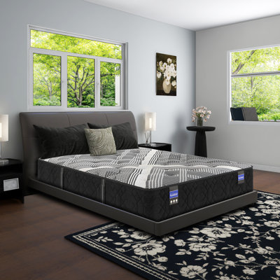 Ibapah 13.5" Firm Hybrid Mattress with Cooling Gel Foam and Individually Encased Coils, Made in USA