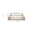 14" Gold Square Metal Serving Tray