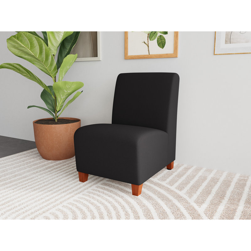 Chaise d'invité sans accoudoirs Siena, Cherry, Open House Black