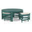 Raffles Rattan Cocktail Table with Benches-71441866-71441908