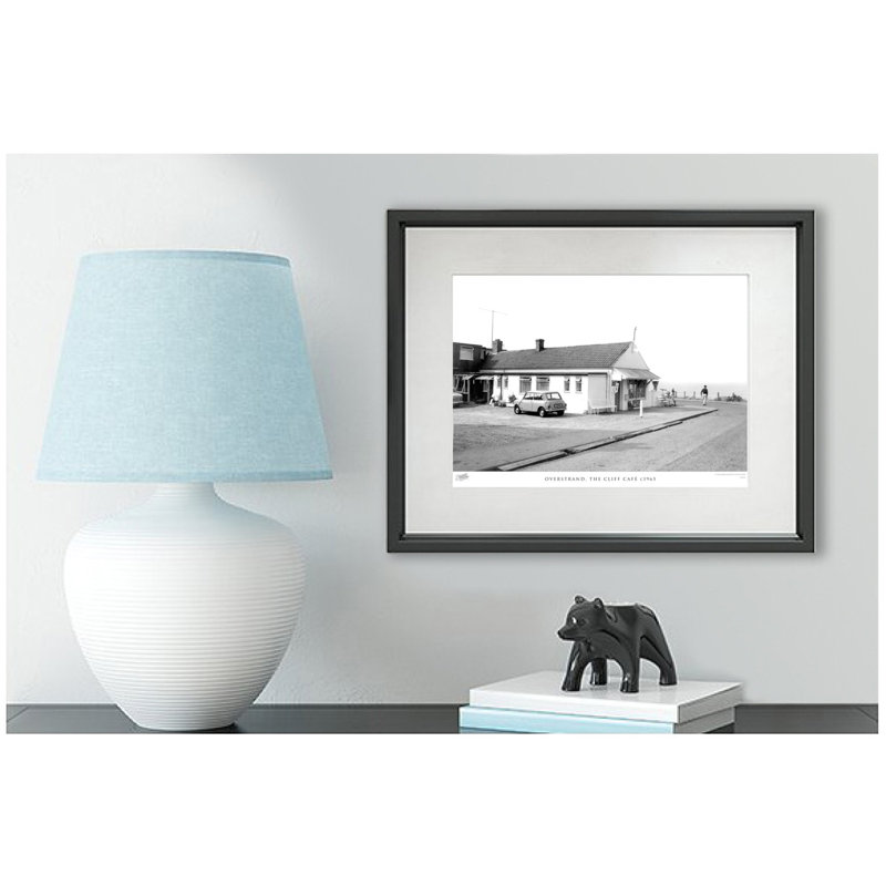 Overstrand, The Cliff Cafã© C1965 by Francis Frith - Single Picture Frame Print, 60cm H x 80cm W x 2.3cm D
