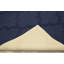 Tapis bleu marine à motif de treillis-1577175405