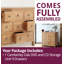 Haroun 71 cm H Media Shelves