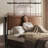Headboard for King Size Bed,Retro Oil-Waxed Leather Upholstered Head Board with Smart LED Lights (60,000 DIY Colors), Hidden Storage & USB/Type-C Ports, 3-Level Height Adjustable-734903191-734903189