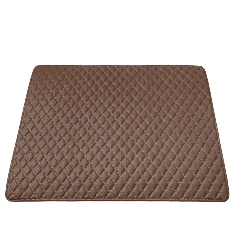 Odoms Non-Slip Door Mat, Brown, 46" L x 40" W