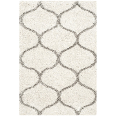 Girault Geometric Shag Area Rug