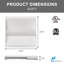 Luminaire DEL Troffer 2 pi x 2 pi
