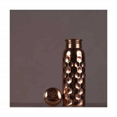 Perilla Home 25.36oz. Copper Water Bottle